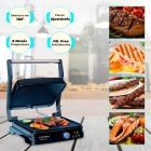 Mega Grill Asteria Mallory Em Inox C/ Abertura 180º E 1270w