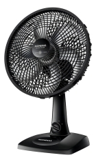 Ventilador De Mesa 30cm Super Power Mondial Preto 6 Pás