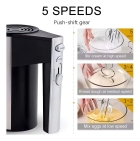 Batedeira Elétrica Inox De Mão Profissional 5 Velocidades