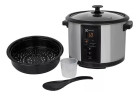 Panela Elétrica Electrolux Vapor Arroz 1,8L 10 xícaras Capacidade 4 funções pré-programadas Timer Panela Removível Antiaderente Tampa Vidro ECC20 inox por Rita Lobo