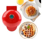 Maquina Waffle Elétrica Compacta Profissional Mini Panqueca