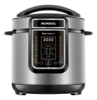 Panela Elétrica Pe-60-6l Digital Pressão 6l Mondial Cor Preto Frequência 60hz
