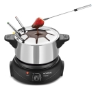 Panela De Fondue Elétrica Mondial Le Gourmet Fd02 Aço Inox Frequência 60