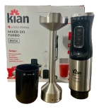 Kian Mixer Turbo 3 Em 1 Inox Misturadora 1000w 5 Velocidades Preto -