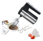 Batedeira Mão Elétrica Misturador Bolo Multifuncional 300w Cor Preto E Cinza Frequência 60hz