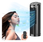 Ventilador Torre De Mesa Portátil Com Oscilação 70° Estrutura Preto Pás Preto Diâmetro 11 Cm Frequência 50 Hz/60 Hz Material Das Pás Plástico Quantidade De Pás 0
