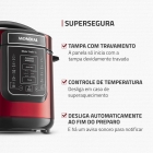 Panela De Pressão Elétrica Digital 6l Mondial Vermelho Pe-60-6l-I