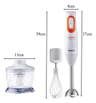 Mixer Processador Mallory Trikxer Pratic 3 Em 1 500w Branco