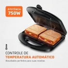 Sanduicheira Master Grill S-20 Inox 750w- Grelha E Sanduíche