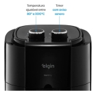 Fritadeira Air Fryer Facilita Fry 3,5litros Preta Elgin 220/127