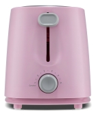 Torradeira Rosa Britânia 6 Níveis De Tostagem 750w