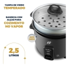 Panela elétrica multifuncional britânia Bpa07 500w Preto 60