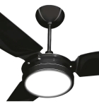 Ventilador De Teto Resistente A Maresia Pás De Policarbonato Preto/preto Led 3000k Maris Beltempo