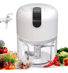 Knup mini processador de alimentos usb recarregavel cor branco