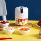 Knup mini processador de alimentos usb recarregavel cor branco