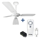 Ventilador Teto Com Controle Remoto Branco Ventex 3 Pás Diâmetro 101 Cm