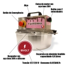 Panela Mexer Doce Elétrica Brigadeiro Recheio Rosa Caparroz