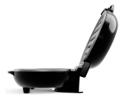 Mini Máquina de Waffle BWM01A 550W com Chapas Antiaderentes Preta Britânia