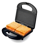Sanduicheira E Mini Grill Antiaderente Preta E Inox Best Cor Preto