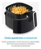 Fritadeira Elétrica Visio Fry Elgin 5l 1700w Airfryer