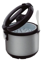 Panela Elétrica de Arroz e Legumes 6 Xícaras Antiaderente 400W Arrozeira Inox Agratto