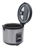 Panela Elétrica de Arroz e Legumes 6 Xícaras Antiaderente 400W Arrozeira Inox Agratto