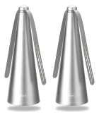 Kit 2 Ventilador Repelente De Insetos Mori Diâmetro 39 Cm Estrutura Prata