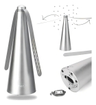 Kit 2 Ventilador Repelente De Insetos Mori Diâmetro 39 Cm Estrutura Prata