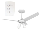 Ventilador Teto Aliseu Dunni Com Controle De Parede