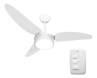 Ventilador Teto Branco/branco Led 6500k Maris Beltempo Estrutura Branco Pás Branco Diâmetro 1.05 m Frequência 60Hz Material das pás Policarbonato Quantidade de pás 3