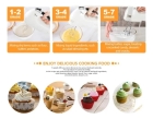 Batedeira De Ovos Eficiente Para Massas Bolos Bebidas Cremosas Com Design Ergonômico Fácil De Limpar Ideal Para Cozinha Doméstica Funciona Rápido Sem Esforço Perfeito Para Baker E Amantes Da Cozinha