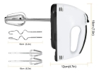 Batedeira De Ovos Eficiente Para Massas Bolos Bebidas Cremosas Com Design Ergonômico Fácil De Limpar Ideal Para Cozinha Doméstica Funciona Rápido Sem Esforço Perfeito Para Baker E Amantes Da Cozinha