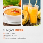 Power Mixer Premium Mondial Preto/Inox 500W M-07