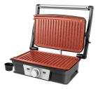 Grill Philco Pgr19pi Inox Antiaderente Redstone 1500w Cor Preto com Prata