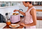 Torradeira Britânia Rosa 6 Níveis De Tostagem 750w
