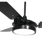 Ventilador De Teto Valen Ventex Preto Led