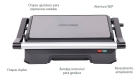 Chapa Grill Smart 850w Inox Mimo Style 180º