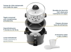 Panela elétrica multifuncional britânia Bpa07 500w Preto 60