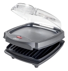 Grill Elétrico Burguer Oster 2 Em 1 Com Estufa Cor Preto