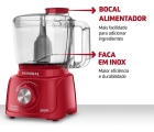 Mini Processador Turbo Pratic 300w Mp-16-r 500ml Cor Vermelho Mondial