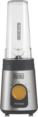 Liquidificador e Processador Freestyle Black Decker modelo LP320 com 2 jarras de 300 ml e 600ml acabamento em inox