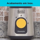 Liquidificador e Processador Freestyle Black Decker modelo LP320 com 2 jarras de 300 ml e 600ml acabamento em inox