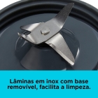 Liquidificador e Processador Freestyle Black Decker modelo LP320 com 2 jarras de 300 ml e 600ml acabamento em inox