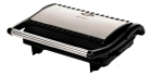 Sanduicheira e Grill Elétrica 800W Lanches Dupla Antiaderente Grelhados Amvox Ams 800 Inox