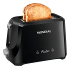 Torradeira De Pães Pratic T-18 700w Preta Mondial Cor Preto