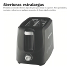 Torradeira De Pães Pratic T-18 700w Preta Mondial Cor Preto