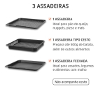 Fritadeira Air Fryer Forno Oven 12L Mondial 2000W AFON-12L-BI-BC