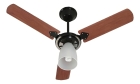 Ventilador De Teto Marbella 3 Pás Em Verniz New Preto 130w Linha Silver 51.01-0856