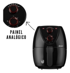 Fritadeira Air Fryer 4,5l Potente 1400w Amvox Arf 1205 Cor Preto