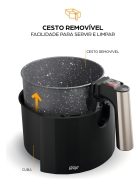 Fritadeira Elétrica Antiaderente WAP Air Fryer Grand Family 5 Litros 1500W